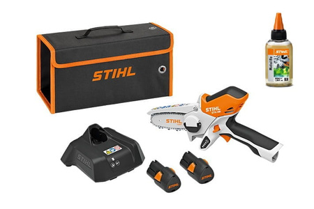 STIHL GTA 26 PLUS, Pilarka akumulatorowa + 2x akumulator + ładowarka